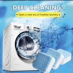 Таблетки для очистки стиральной машины 12 штук.
