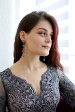 Оригинальные Ассиметричные серьги-звёзды от бренда Empire. Серёжки в виде звёзд. Длинные серьги — изображение 8