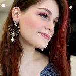 Серьги с птицами. Серёжки с имитацией жемчуга от бренда Empire