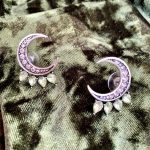 Эльфийские серьги в форме Луны. Серёжки эльфа. Красивые оригинальные серьги. Необычные серёжки — изображение 9