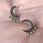 Сережки ельфів в формі напівмісяців сріблястого кольору Сережки у формі місяця — изображение 7