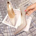 ТУФЛИ БЛЕСТЯЩИЕ СО СТРАЗАМИ. Праздничные туфли — изображение 8