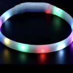 Ошейник для собак светящийся led
