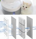 Поилка для животных ( фонтан ) с очищением и фильтрацией + подставка для растений.Объем 3 л. Модель PW 101 — изображение 3