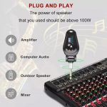 Микрофон для саксофона, инструментальный радио  микрофон Kimafun KM-U308B(A). Радиосистема — изображение 7