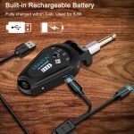 Микрофон для саксофона, инструментальный радио  микрофон Kimafun KM-U308B(A). Радиосистема — изображение 3