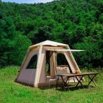 Надувная палатка  для кемпинга , утолщённая, непромокаемая, складная палатка туристическая. — изображение 2