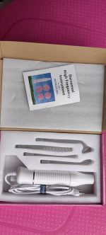 ДАРСОНВАЛЬ КОСМЕТОЛОГИЧЕСКИЙ АППАРАТ High Frequency YL-D01 ДЛЯ УХОДА ЗА КОЖЕЙ ЛИЦА И ТЕЛА, 4 НАСАДКИ — изображение 5