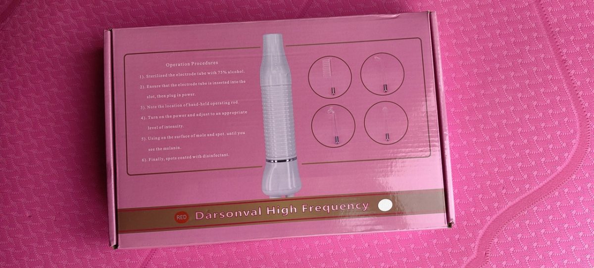 ДАРСОНВАЛЬ КОСМЕТОЛОГИЧЕСКИЙ АППАРАТ High Frequency YL-D01 ДЛЯ УХОДА ЗА КОЖЕЙ ЛИЦА И ТЕЛА, 4 НАСАДКИ — изображение 4