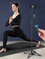 Селфи палка штатив ES-B181 с пультом 3 в 1 + подсветка + слежка за объектом + управление жестами. — изображение 7