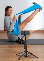 Селфи палка штатив ES-B181 с пультом 3 в 1 + подсветка + слежка за объектом + управление жестами. — изображение 9