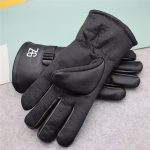 Перчатки мужские зимние из эко- кожи.  С подкладкой тёплые, меховые , водоотталкивающие — изображение 3