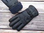Перчатки мужские зимние из эко- кожи,  тёплые, меховые ,водоотталкивающие — изображение 2