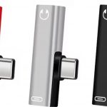 Аудио разъем 3,5  адаптер, переходник Type C +3,5   +  зарядка одновременно.