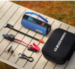 Пусковое устройство 4 в 1 Ozio MAX : бустер 12В, насос, power bank 10400mAh, фонарик, аварийный сигнал. — изображение 2