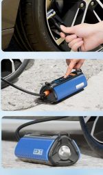 Пусковое устройство 4 в 1 Ozio MAX : бустер 12В, насос, power bank 10400mAh, фонарик, аварийный сигнал. — изображение 3