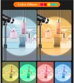 Прожектор 100 Вт светодиодный YM-80 RGB дистанционным управлением 100w 3200-6500k, пять цветов — изображение 5