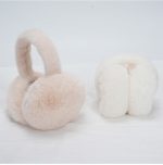 Бархатные меховые  наушники складные  / теплые наушники для девушек  / зимние наушники/ весна осень — изображение 3