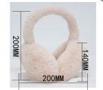 Бархатные меховые  наушники складные  / теплые наушники для девушек  / зимние наушники/ весна осень — изображение 9