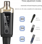 Беспроводная микрофонная система UHF TC2, адаптер XLR, 16 каналов,питание 48 В — изображение 2