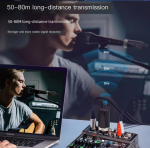 Беспроводная микрофонная система UHF TC2, адаптер XLR, 16 каналов,питание 48 В — изображение 4