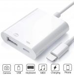 Адаптер USB-C OTG, 2-в-1 Type-C на USB 3.0 с зарядкой PD, совместим с Android, iPhone . — изображение 2