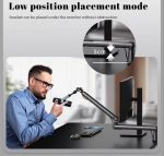 Профессиональная стойка для микрофона, Пантограф , регулировка на 360°, держатель микрофона — изображение 2