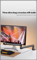 Профессиональная стойка для микрофона, Пантограф , регулировка на 360°, держатель микрофона — изображение 6