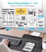 Принтер этикеток  Phomemo 241BT 1"-4x6" - термопринтер этикеток, Оригинал ,MAC,Windows,iOS ,Android. — изображение 3