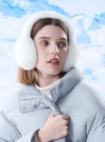 Тёплые плюшевые наушники с имитацией норки/ складные  – идеальный зимний аксессуар.TOP 2025 — изображение 3