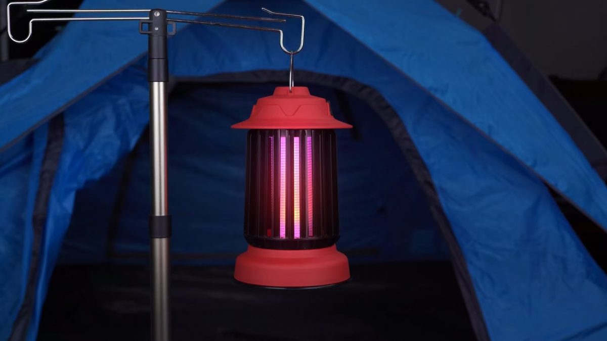 Светодиодный фонарь с самоочисткой и электрическим уничтожением комаров SB-6513F — изображение 2