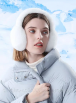 Тёплые плюшевые наушники с имитацией норки/расцветки на любой вкус – идеальный зимний аксессуар.TOP 2025 Повністю білий (однотонний) — изображение 2