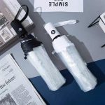 Прозрачный автоматический зонт складной | Открытие и закрытие в одно касание/ портативный — изображение 2