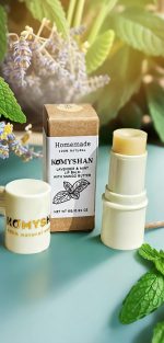 Натуральный бальзам для губ KOMYSHAN HandMade  "Лаванда + Мята + Манго" — изображение 2