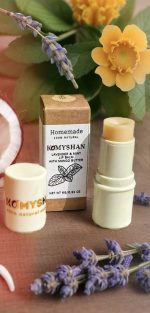 Натуральный бальзам для губ KOMYSHAN HandMade  "Лаванда + Мята + Манго" — изображение 4