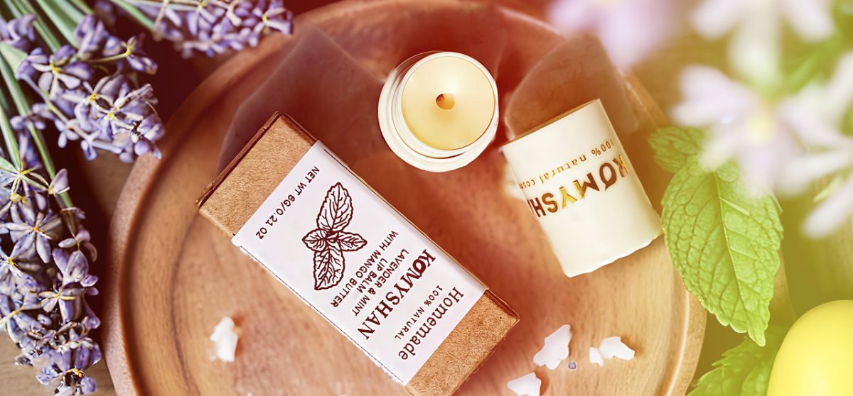 Натуральный бальзам для губ KOMYSHAN HandMade  "Лаванда + Мята + Манго" — изображение 5