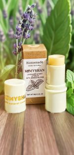 Натуральный бальзам для губ KOMYSHAN HandMade  "Лаванда + Мята + Манго" — изображение 10