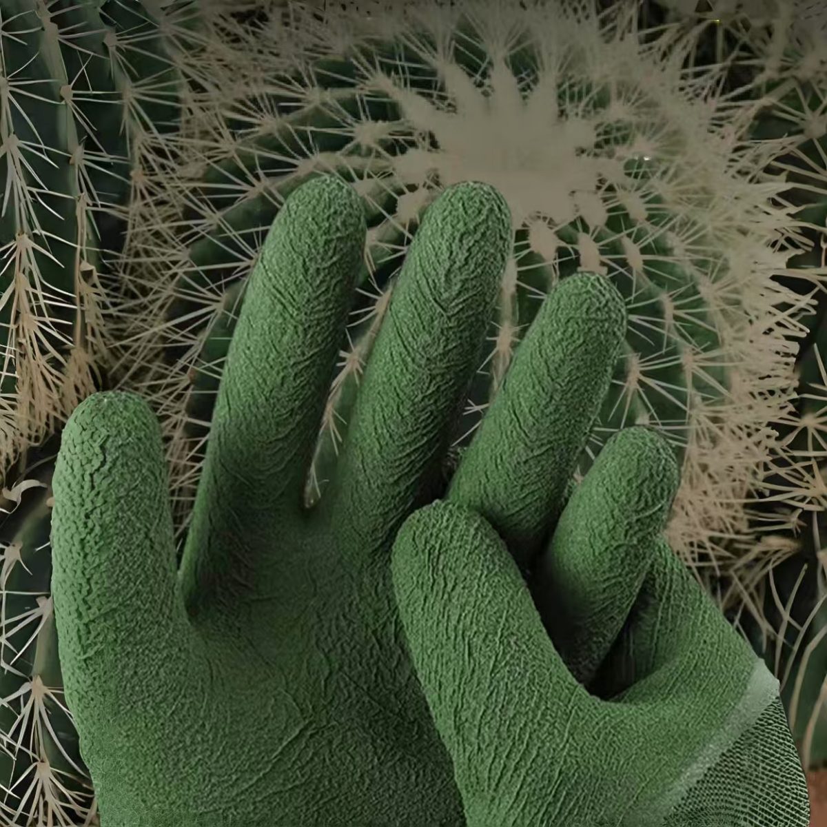 Усиленные защитные перчатки (антипрокол, водонепроницаемые, износостойкие). Рабочие перчатки — изображение 2