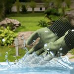 Усиленные защитные перчатки (антипрокол, водонепроницаемые, износостойкие). Рабочие перчатки — изображение 3