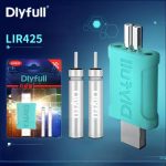 Зарядное устройство Dlyfull LIR425 с 2  аккумуляторами для электронных поплавков