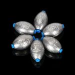 Рыболовные грузила "Оливка" с пластиковым сердечником 13-15-17, 15-17-20, 17-20-25 - По 3 — изображение 4