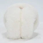 Бархатные меховые  наушники складные  / теплые наушники для девушек  / зимние наушники/ весна осень Білий