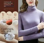 Роскошный женский гольфик с начесом , теплый свитер, нежный и приятный к коже **Размер М — изображение 3