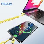 Универсальный кабель 65W+PD   TYPE-C. Lighting , USB/  4-in-1 с поддержкой CarPlay/CarLife — изображение 7