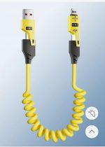 Универсальный кабель 65W+PD   TYPE-C. Lighting , USB/  4-in-1 с поддержкой CarPlay/CarLife — изображение 10