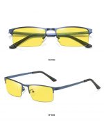 3-в-1 Умные очки для водителей, офиса и улицы: антиблик + защита от синего света + УФ-адаптация Синий — изображение 2