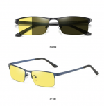 3-в-1  очки для водителей, офиса и улицы: антиблик + защита от синего света + УФ-адаптация