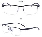 КОМПЬЮТЕРНЫЕ ОЧКИ TR-90 VisionPro Shield /антиблик, 5H защита от царапин, фильтр синего света Класичний чорний — изображение 8