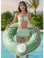 Надувной круг с  встроенным насосом и ручками AirFloat Pro 90 — изображение 8