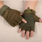 Тактические перчатки без пальцев, прочные